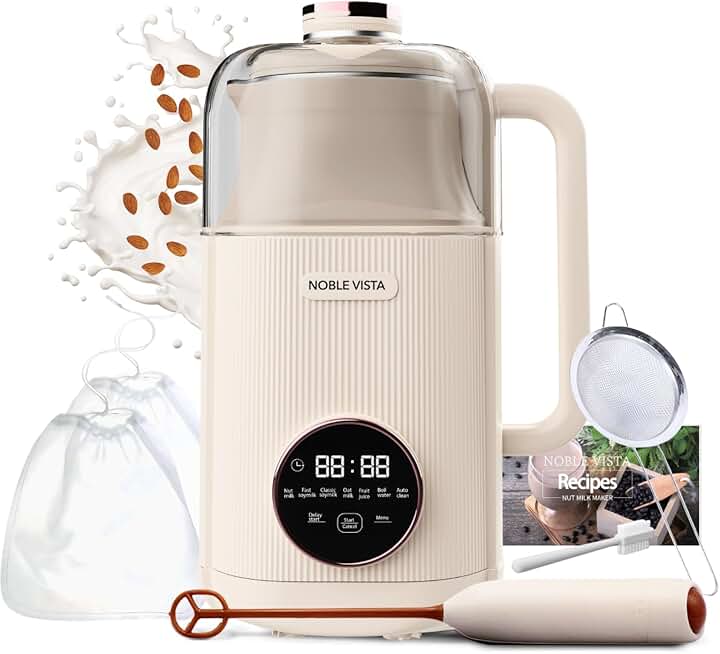 8-in-1 Nut Milk Maker with Delay Start