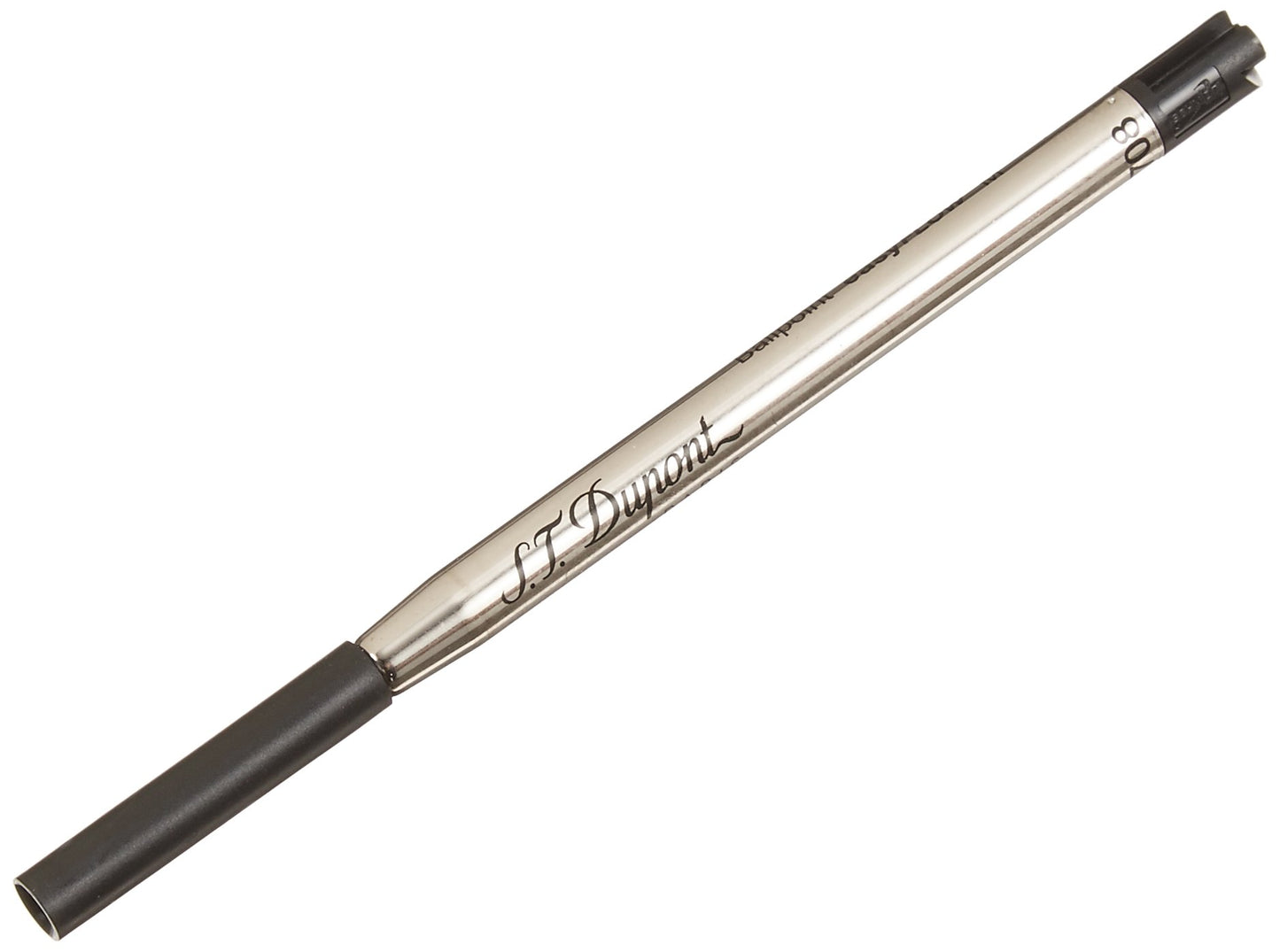Black medium oil-based ballpoint pen refill