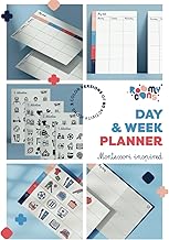 Printable Day and Week Planner with 80 Activity Icons