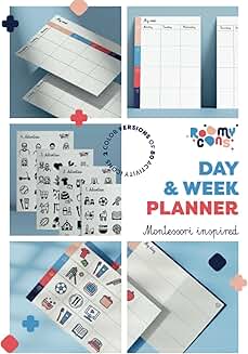Printable Day and Week Planner with 80 Activity Icons