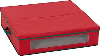 24-Inch Holiday Wreath Storage Box with Handles