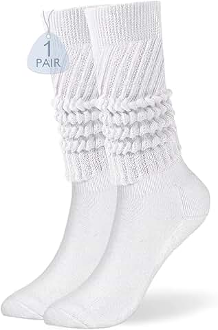 Women's Soft Long Knit Slouch Knee High Socks
