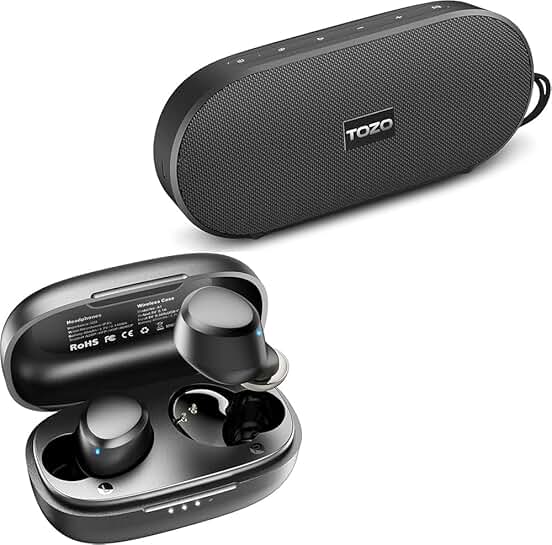 Wireless Earbuds with Bluetooth 5.3 and 20W Stereo Sound
