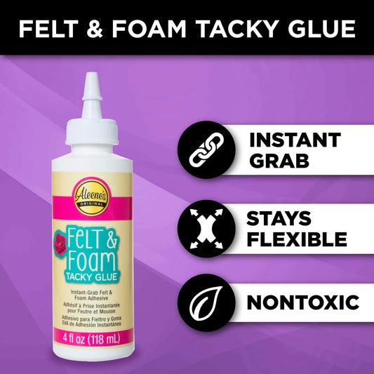 Tacky Felt and Foam Adhesive 4 FL OZ