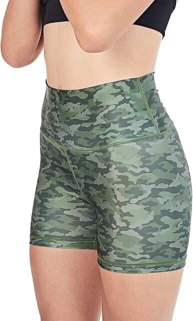 Women’s High Waist Yoga and Workout Shorts S-XXL