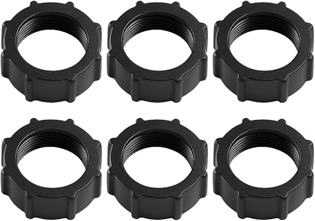 Six-piece 17mm car nut set for phone mount fixing