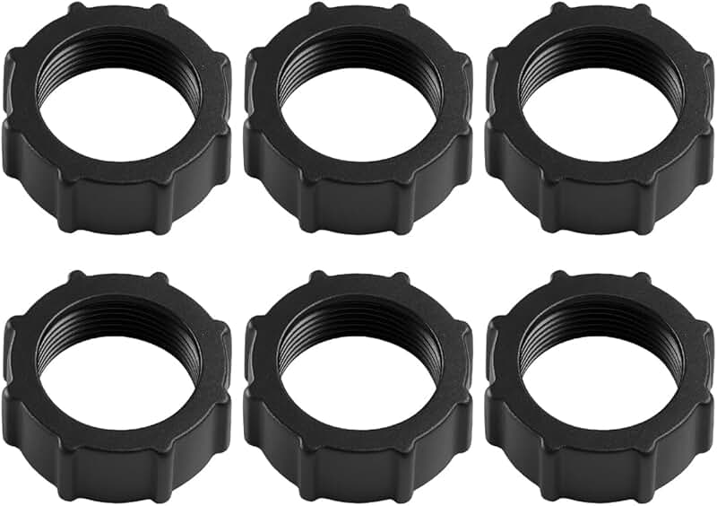 Six-piece 17mm car nut set for phone mount fixing