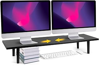 Adjustable Dual Monitor Stand for Desk