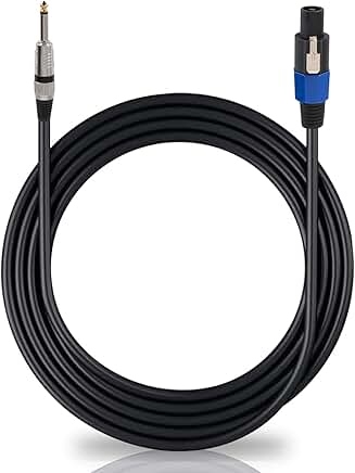 50 ft 1/4" to Speakon speaker cable