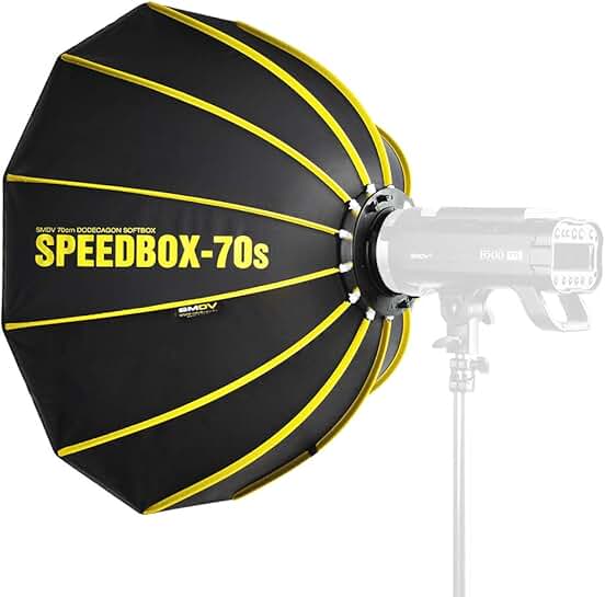 70cm Bowens Mount Softbox for Speedlite Photography