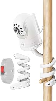 Baby Monitor Mount with Flexible Gooseneck Arm for Crib