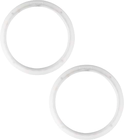 Weatherproof 8-inch LED Lighted Speaker Ring, Pair