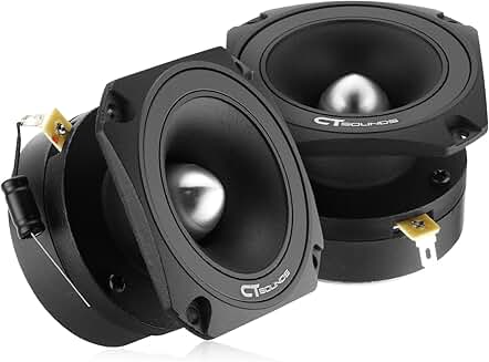Pair of 3.5-inch 600-Watt Titanium Super Tweeters