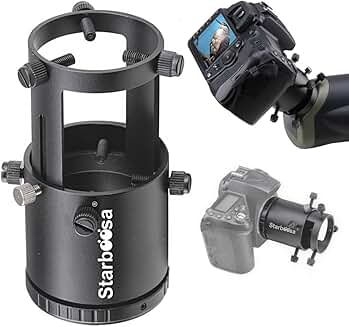 Camera Mount Adapter with T-Ring for Birding and Wildlife Photography