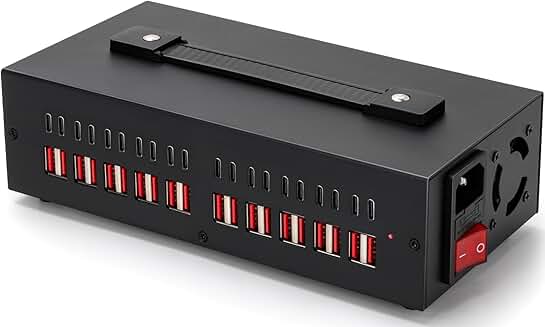 300W USB-C Charging Station with 40 Ports