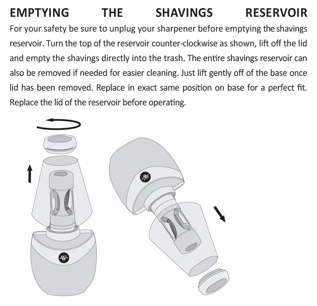 Battery-Powered Pencil Sharpener for Home and Office