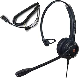 2.5mm Phone Headset with Microphone for Office and Call Center