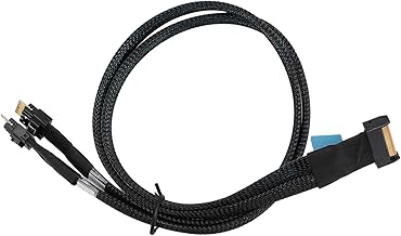 8I to 2 Ports SFF 8654 Adapter Cable, 50cm