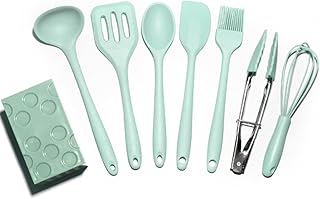 8-Piece Silicone Kitchen Utensil Set with Storage Box
