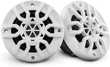 White 4-Inch Marine 2-Way Speakers (Pair)