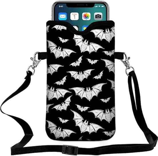 Neoprene Phone Sleeve with Lanyard for iPhone and Samsung