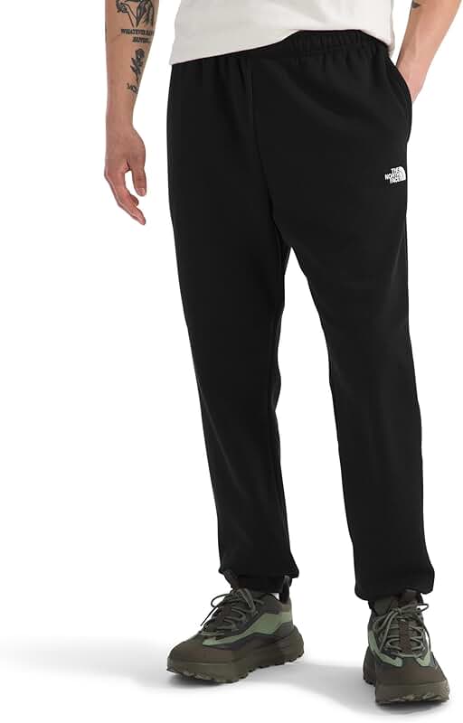 Men's Simple Dome Joggers with Elastic Waist and Pockets