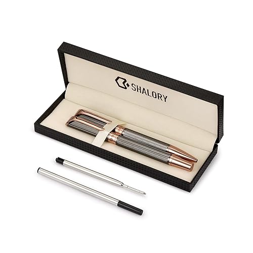 Stylish Metal Pen Set with Extra Refills