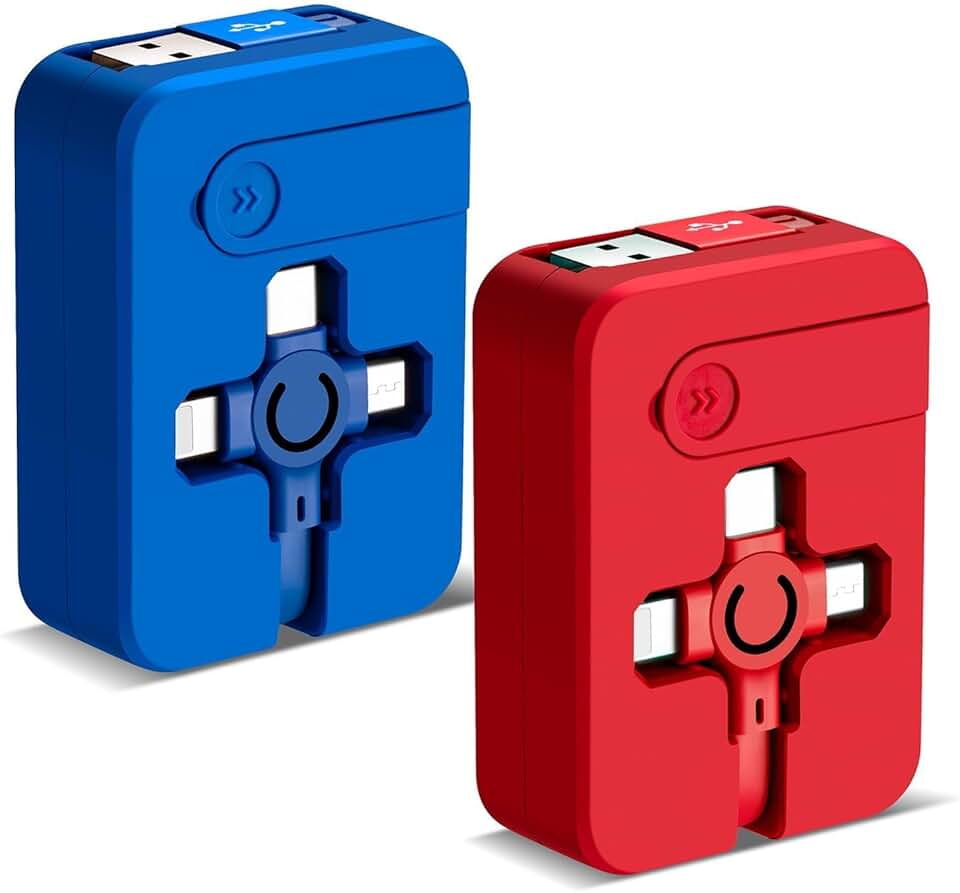 3-in-1 Retractable Multi Charging Cable Pack