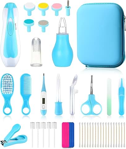 Portable Baby Grooming and Healthcare Kit for Newborns