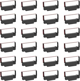 24 Black and Red Replacement Ribbons Pack