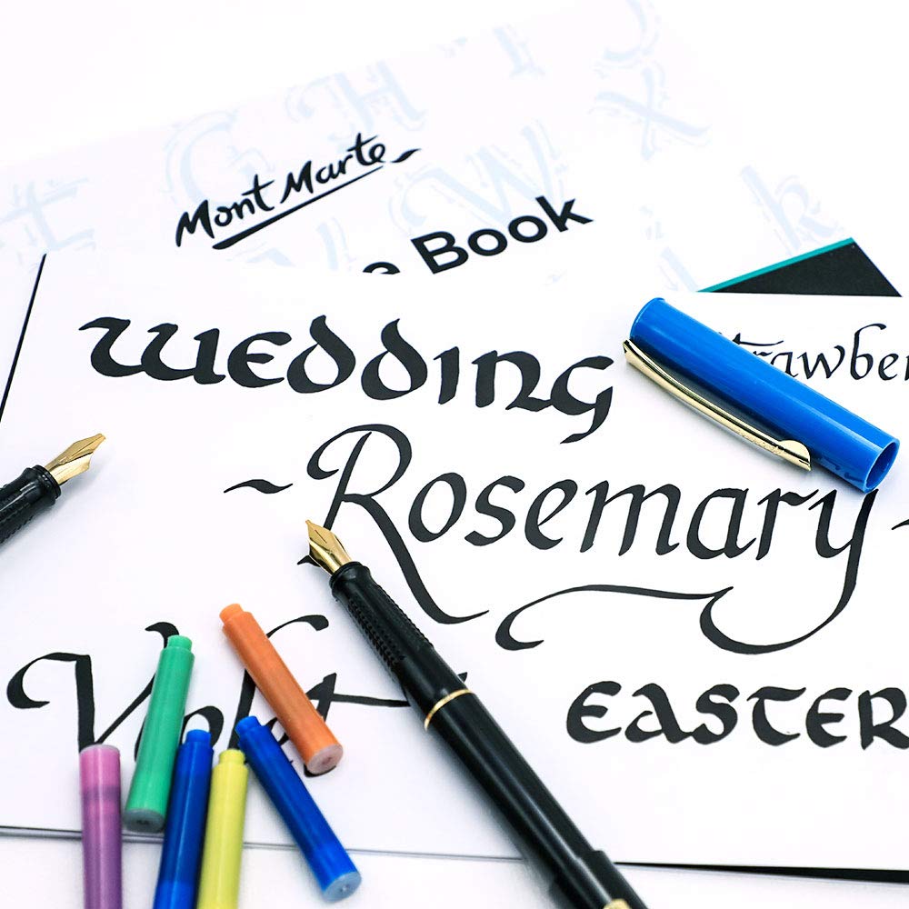 32-Piece Calligraphy Set with Pens and Ink