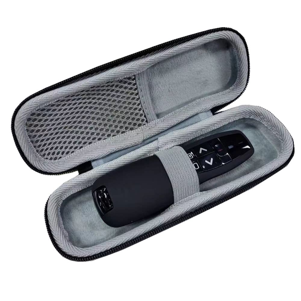 Portable Protection Case For Professional Presenter R800/R500/R400, Protective Hard Shell Case With Mesh Inner Pocket, Rectangle Shaped Storage Box (Black)