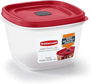 7-Cup Clear Food Storage Container Set