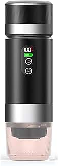 Portable Coffee Maker with Digital Display and 20 BAR Pressure