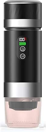 Portable Coffee Maker with Digital Display and 20 BAR Pressure
