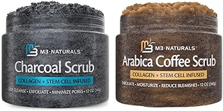 Arabica and Charcoal Body Scrub with Collagen and Stem Cells