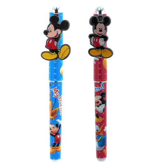 Two-Piece Mickey Mouse Pen Set in Red and Blue