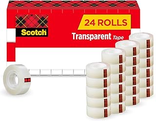 Clear tape refill rolls, 3/4 inch x 1,000 inches, 24 rolls
