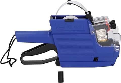 Price Tag Gun with Ink Roller for Labeling