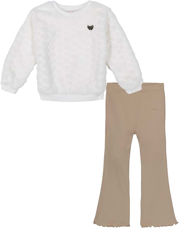 Baby Girls' Faux Fur Top and Leggings Set