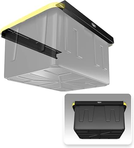 Heavy-Duty Overhead Garage Storage Rack for 1 Bin