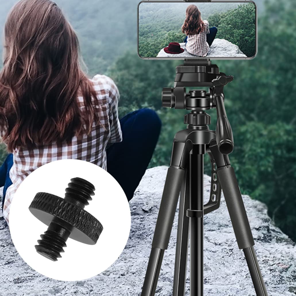 1/4 Male to M8 Threaded Camera Screw Adapter Convertor,Camera Tripod Screw Convert Adapter Converter Mount for Camera Cage Rig/Tripod/Monopod/Ball Head/Light Stand/Shoulder Rig Helmets