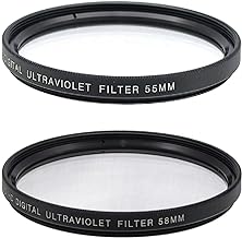 UV Filters for DSLR Cameras with 55mm and 58mm Lenses