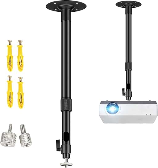 Adjustable ceiling mount for projectors and cameras
