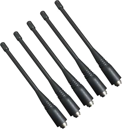 Set of 5 Soft Whip Antennas for 410-470MHz GNSS Receivers