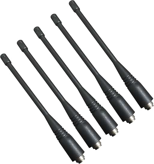 Set of 5 Soft Whip Antennas for 410-470MHz GNSS Receivers