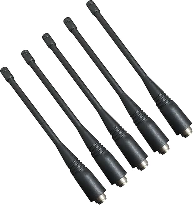 Set of 5 Soft Whip Antennas for 410-470MHz GNSS Receivers