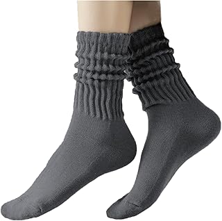 Women’s Knit Mid-Calf Ribbed Slouch Socks