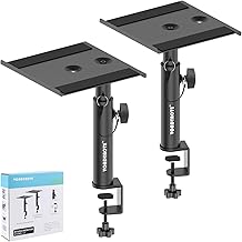 Pair of Desktop Clamp Monitor Stands