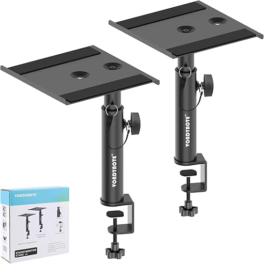 Pair of Desktop Clamp Monitor Stands
